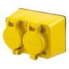 Hubbell Wiring Device-Kellems Watertight Devices, 15A, 250V, 2 Pole, 3 Wire, HBL65W49D HBL65W49D